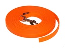 Grossenbacher Schleppleine Biothane, 3 m / 16 mm, Orange
