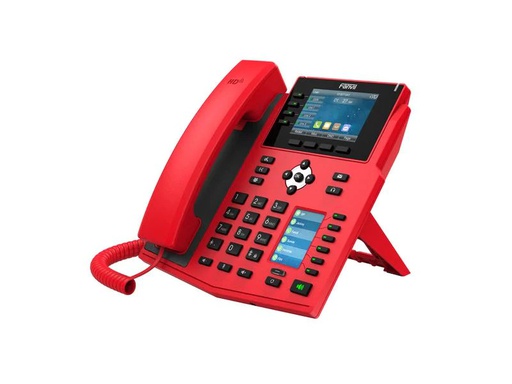 [90203003 1284325] Fanvil Tischtelefon X5U-R Rot