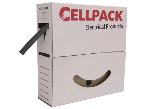[90203023 1293061] Cellpack AG Schrumpfschlauch 10 m x 9 mm Schwarz
