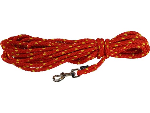 [90203138 1281314] Grossenbacher Schleppleine 1 cm / 8 m, Rot/Gelb