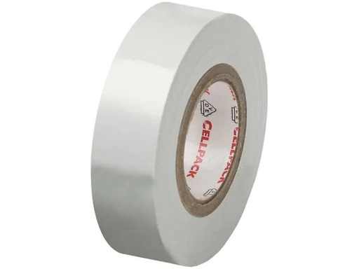 [90203165 1293038] Cellpack AG Isolierband 10 m x 15 mm, Weiss