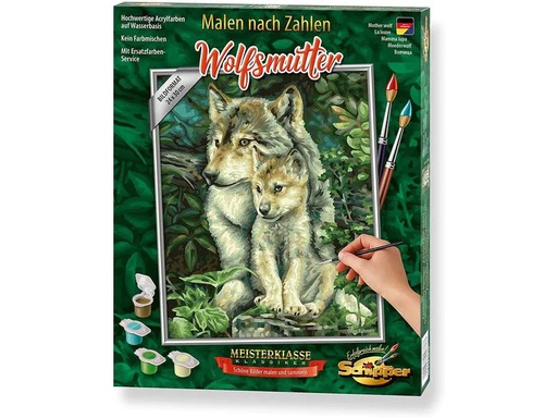 [90203306 1270184] Schipper Malen nach Zahlen Wolfsmutter