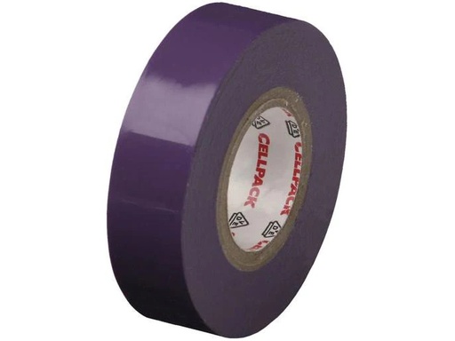 [90203331 1293041] Cellpack AG Isolierband 10 m x 15 mm, Violett