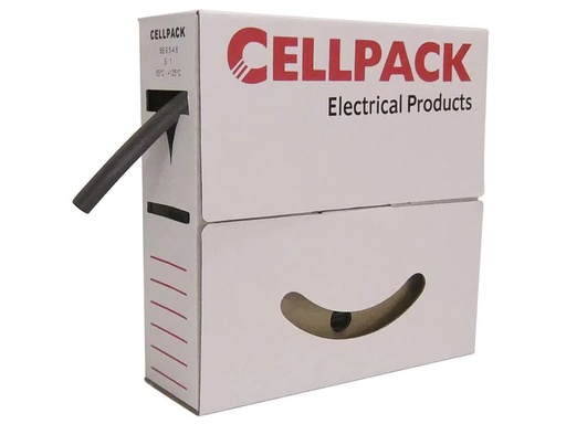 [90203367 1293062] Cellpack AG Schrumpfschlauch 8 m x 12 mm Schwarz