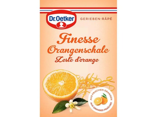 [90203516 1288813] Dr.Oetker Finesse Geriebene Orangenschale 18 g