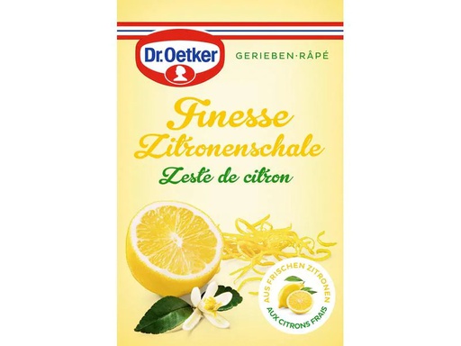 [90203526 1288812] Dr.Oetker Finesse Geriebene Zitronenschale 18 g