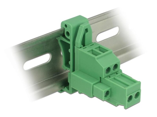 [90031478 860499] Delock Hutschiene/DIN Rail Terminalblock 2Pin