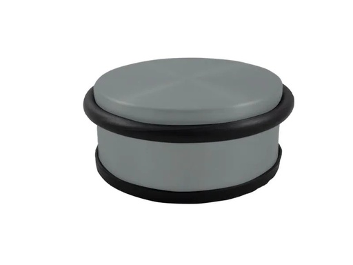[90203547 1276218] HSI Hermann Schwerter Iserlohn Türsicherung Puck flach, Edelstahl, Ø 95 mm, Grau