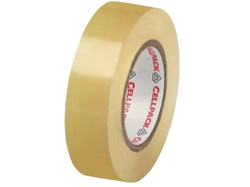 [90203779 1293046] Cellpack AG Isolierband 10 m x 15 mm, Transparent