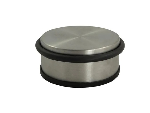 [90203851 1276212] HSI Hermann Schwerter Iserlohn Türsicherung Puck flach, Edelstahl, Ø 95 mm, Silber
