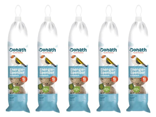 [90204008 1296554] Donath Vogelfutter Energie-Spender klassisch, 5 Säcke à 5 x 100 g