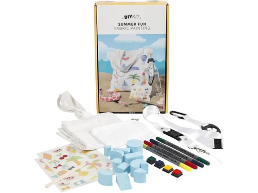 [90031639 895547] Creativ Company Textil-Set DIY Textil, Mehrfarbig