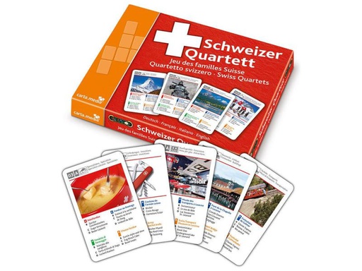 [90031746 413769] Carta.Media Kartenspiel Schweizer Quartett