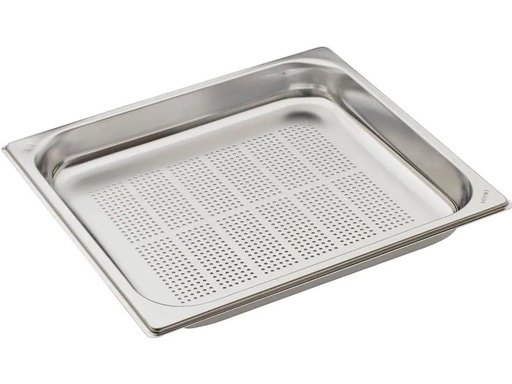 [90204213 1294156] INOX Garbehälter GN 2/3 gelocht, 40 mm