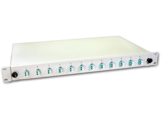 [90204310 1296036] Lightwin Spleissbox 24 Fasern, 12x DLC MM, 50/125µm OM3 Pigtail