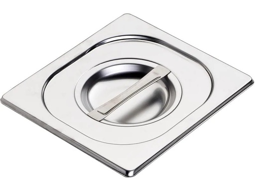 [90204490 1294141] INOX Deckel für Garbehälter CNS 1/6 GN