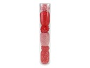 Pattberg Geschenkband Mustermix Set Set, 9 Stück, Rot/Weiss