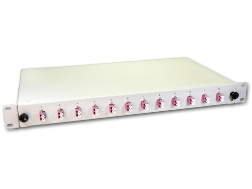 [90204544 1296039] Lightwin Spleissbox 24 Fasern, 12x DLC MM, 50/125µm OM4 Pigtail