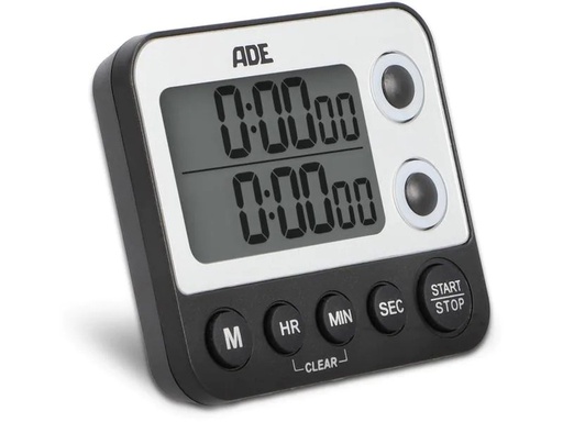 [90204646 1233126] ADE Küchentimer TD2100-1 Schwarz