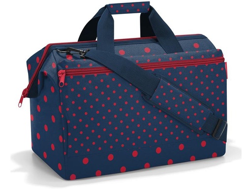 [90204786 1269615] Reisenthel Umhängetasche Allrounder L Pocket Mixed Dots Red
