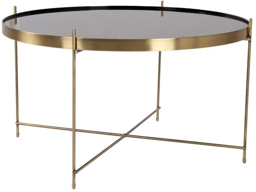 [90204835 1249614] House Nordic Couchtisch Venezia 70 x 40 cm, Gold