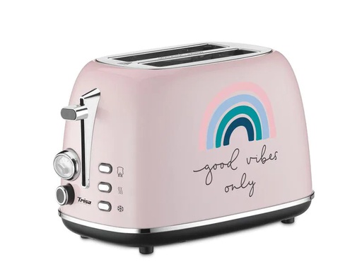 [90204932 1297409] Trisa Toaster Good Vibes Rosa