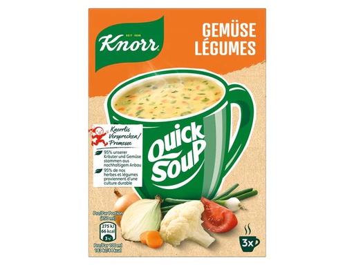 [90204948 1297513] Knorr Quick Soup Gemüse 3 Portionen