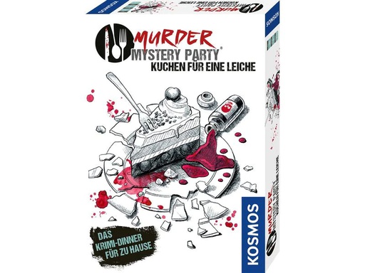 [90205138 1293888] Kosmos Partyspiel Murder Mystery Party: Kuchen für eine Leiche