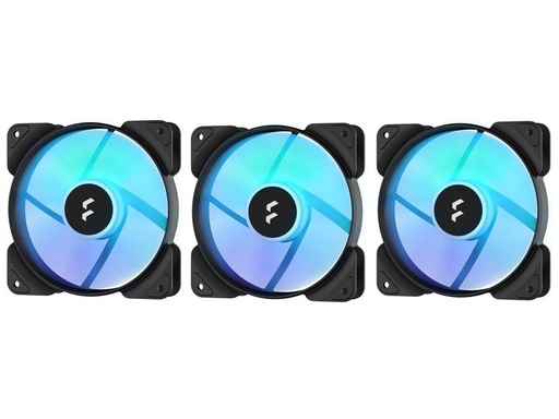 [90205292 1296318] Fractal Design PC-Lüfter Aspect 12 RGB PWM Schwarz 3 Stück
