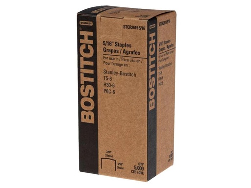 [90205329 1290008] Bostitch Heftklammer STCR26195/16 8 mm 5000 Stück