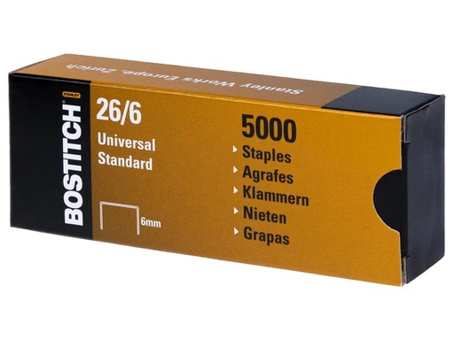 [90205359 1290021] Bostitch Heftklammer 26-06-5MGAL 5000 Stück