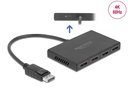 Delock 4-Port Signalsplitter Displayport, 4K/60Hz