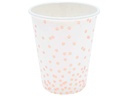 Rico Design Einwegbecher 200 ml 12 Stück, Pink/Weiss