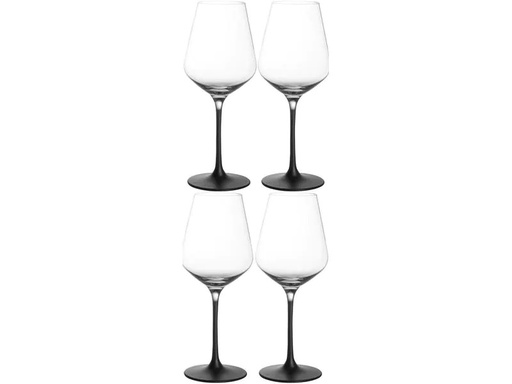 [90206062 1294739] Villeroy &amp; Boch Weissweinglas Rock 380 ml, 4 Stück, Transparent