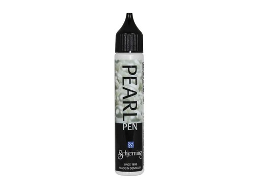 [90032199 1047333] Schjerning Perlentropfenfarbe Pearl Pen 28 ml, Weiss