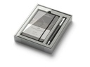 Faber-Castell Kugelschreiber Ambition Edelharz B, Schwarz/Silber