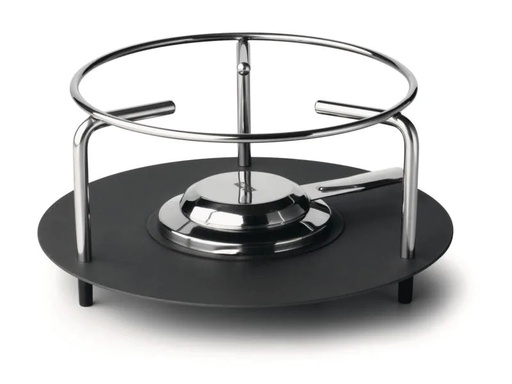 [90206412 496659] Stöckli Fondue-Rechaud Aragon Large Schwarz/Silber