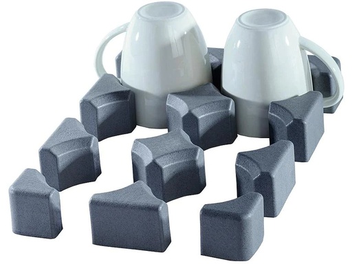 [90206575 1302699] purvario Glas-/Tassen- und Flaschenhalter niedrig 6-teilig