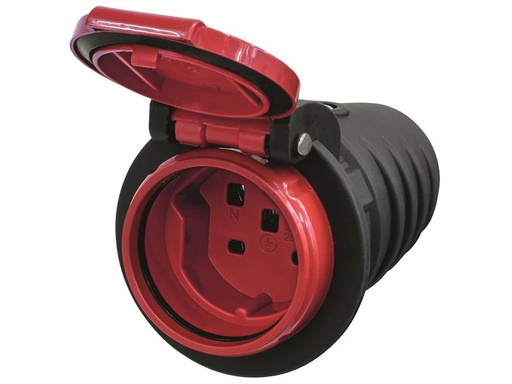 [90206781 1121843] STEFFEN Montagekupplung TPE T25 IP55 mit Verschlussdeckel