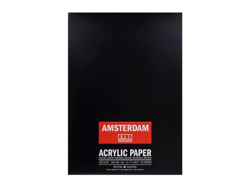 [90206986 1283182] Amsterdam Acrylpapier A3, 350 g/m², 20 Bögen