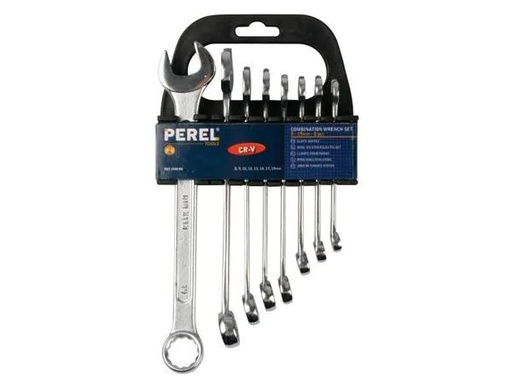 [90032410 172546] Toolland Ringgabelschlüssel-Set 8 Stück