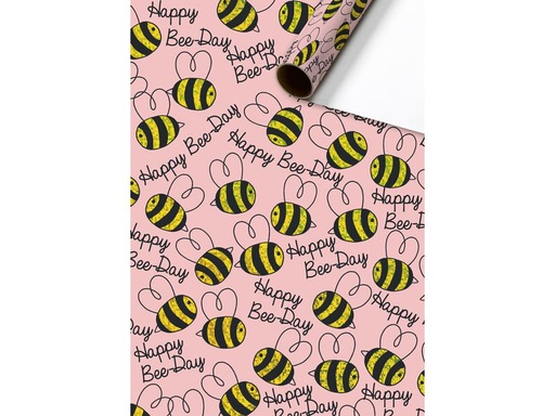 [90207139 1290564] Stewo Geschenkpapier Bee 76 g/m², Mehrfarbig, 70 cm x 1.5 m