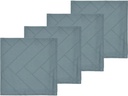 Södahl Stoffserviette Tiles 45 cm x 45 cm, 4 Stück, Atlantic