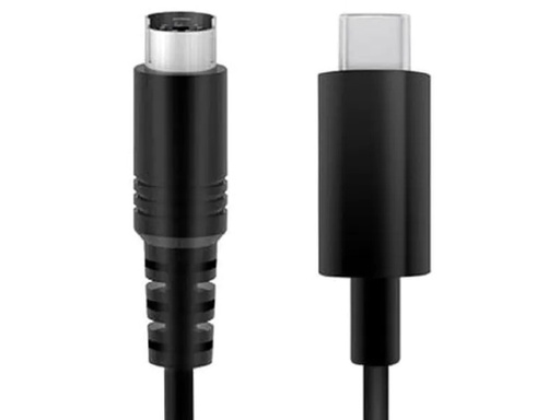 [90207493 1298438] IK Multimedia Kabel USB-C- zu Mini-DIN-Kabel 0.6 m