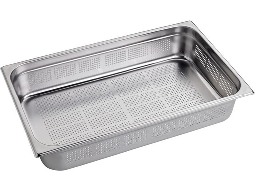 [90207512 1306907] INOX Garbehälter GN 1/1 gelocht, 100 mm