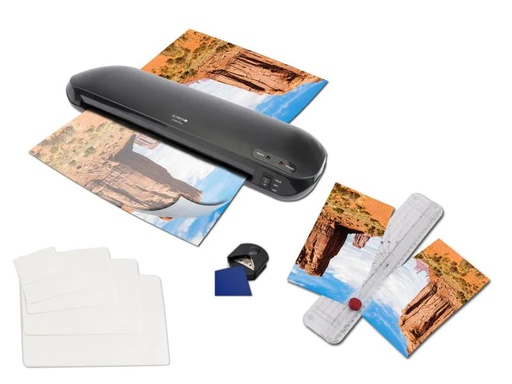 [90032539 534288] Olympia Set A330Plus Laminator/Schneidelineal/Runder/Folien