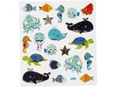 Creativ Company Motivsticker Meerestiere 1 Blatt, Mehrfarbig