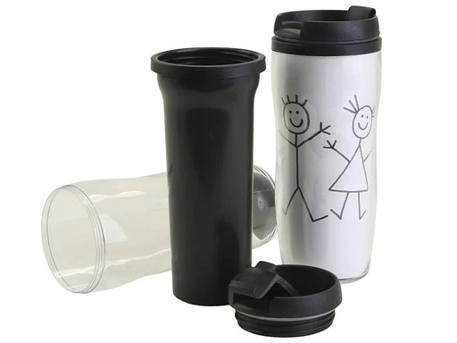 [90207891 1271987] Creativ Company Kunststoffglas Thermobecher 12 Stück