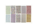 Creativ Company Schmucksteine Selbstklebend 10 Blatt, Mehrfarbig
