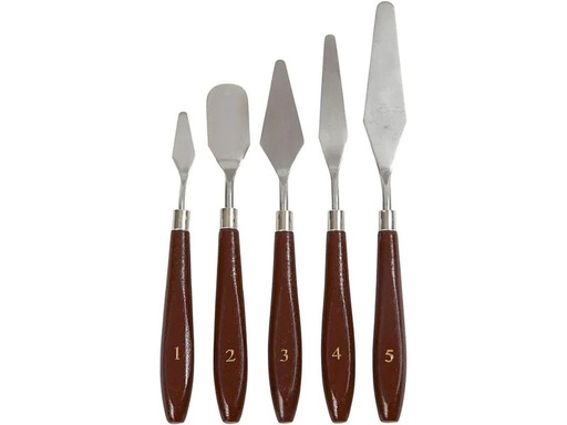 [90207928 1280621] Creativ Company Malmesser Spachtelset 5 Stück